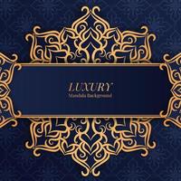 luxury background, with mandala ornament vector