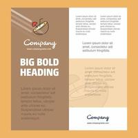 Coconut Business Company Poster Template with place for text and images vector background