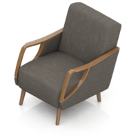 sillón isométrico aislado 3d render png