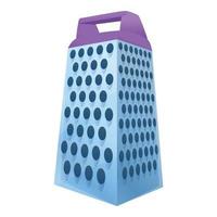 Grater icon, cartoon style vector