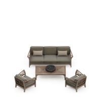 isometrische tafel reeks 3d geven png