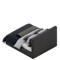 isometrisches schlafzimmer 3d rendern png