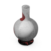 vases isométriques rendu 3d png