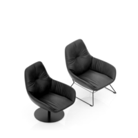 sillón isométrico aislado 3d render png