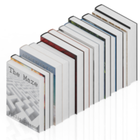 Isometric Books 3D render png