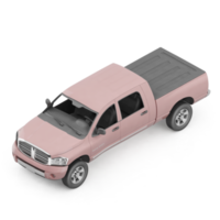Isometric vehicle 3D Render png