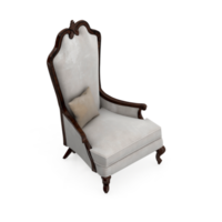 Isometric Chair 3D isolated rendering png