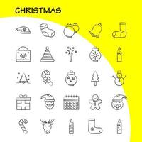 Christmas Hand Drawn Icons Set For Infographics Mobile UXUI Kit And Print Design Include Sale Document File Text Music Sound Media Multimedia Collection Modern Infographic Logo and Pictogr vector