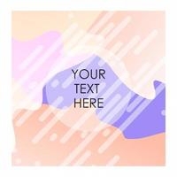 Colorful background with typography vector