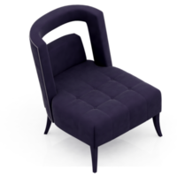 Isometric Chair 3D isolated rendering png