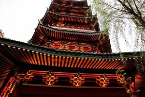 The pagoda is in the middle of Chinatown PIK Pantjoran, Pantai Indah Kapuk. photo