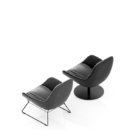 Isometric Armchair Isolated 3D render png