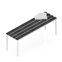 Isometric bench 3D render png