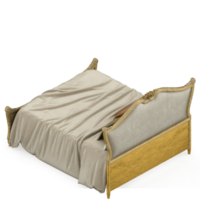 render 3d de dormitorio isométrico png