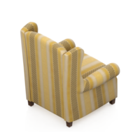 sillón isométrico aislado 3d render png