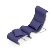 Isometric Chair 3D isolated rendering png