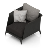 fauteuil isométrique rendu 3d isolé png