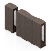 isometrischer schrank 3d rendern png