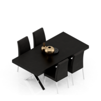 isometrische tafel reeks 3d geven png