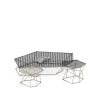 Isometric Table 3D render png