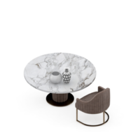 Isometric Table Set 3D render png