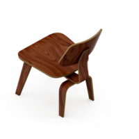 Isometric Chair 3D isolated rendering png