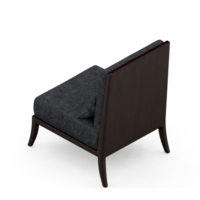 Isometric Chair 3D isolated rendering png