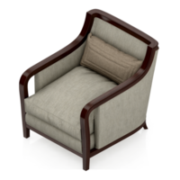 Isometric Armchair Isolated 3D render png