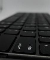 This is a close up photo of a portable folding keyboard.