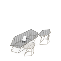 isometrico tavolo 3d rendere png