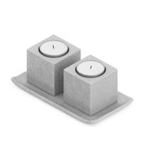 velas isométricas render 3d png