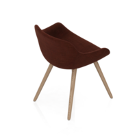 chaise isométrique rendu isolé 3d png