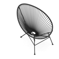 Isometric Chair 3D isolated rendering png