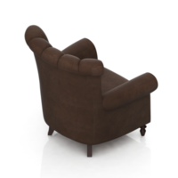 Isometric Armchair Isolated 3D render png