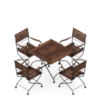 isometrische tafel reeks 3d geven png