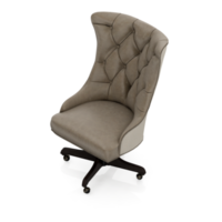 Isometric Chair 3D isolated rendering png