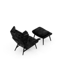 sillón isométrico aislado 3d render png