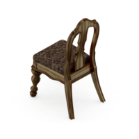 Isometric Chair 3D isolated rendering png