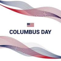 Happy Columbus day design vector