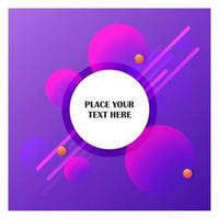 Abstract line background with purple background vector