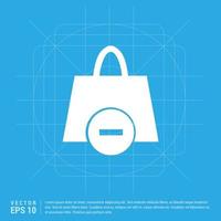 remove bag of purse vector