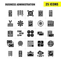 Business Solid Glyph Icon Pack For Designers And Developers Icons Of Gaming Puzzle Business Business Cog Gear Optimization Mobile Vector