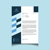 Modern Letterhead Design Vector Template