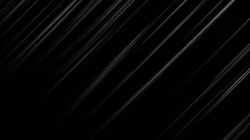 Abstract animation motion design with beautiful diagonal geometric black and white flying luminous stripes with sticks lines of meteorites on a black background in high resolution 4k video