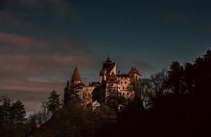 Bran Castle in Transylvania, one of the most famous medieval castles in the world. Bram Stoker used the fortress for the novel Dracula and Bran Castle as his residence. photo