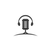 Podcast Vector icon design illustration