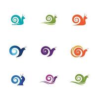 Snail Vector icon design illustration