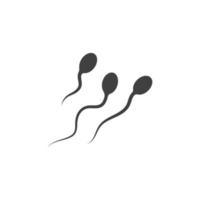 Sperm Vector icon design illustration