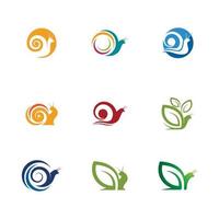 Snail Vector icon design illustration