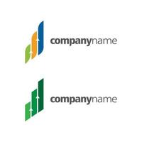 plantilla de logotipo de finanzas empresariales vector